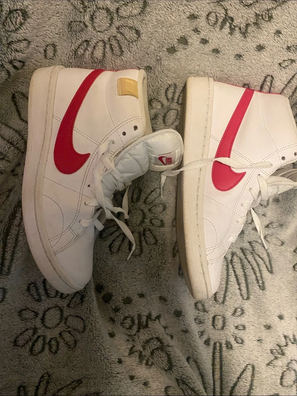 Nike white high